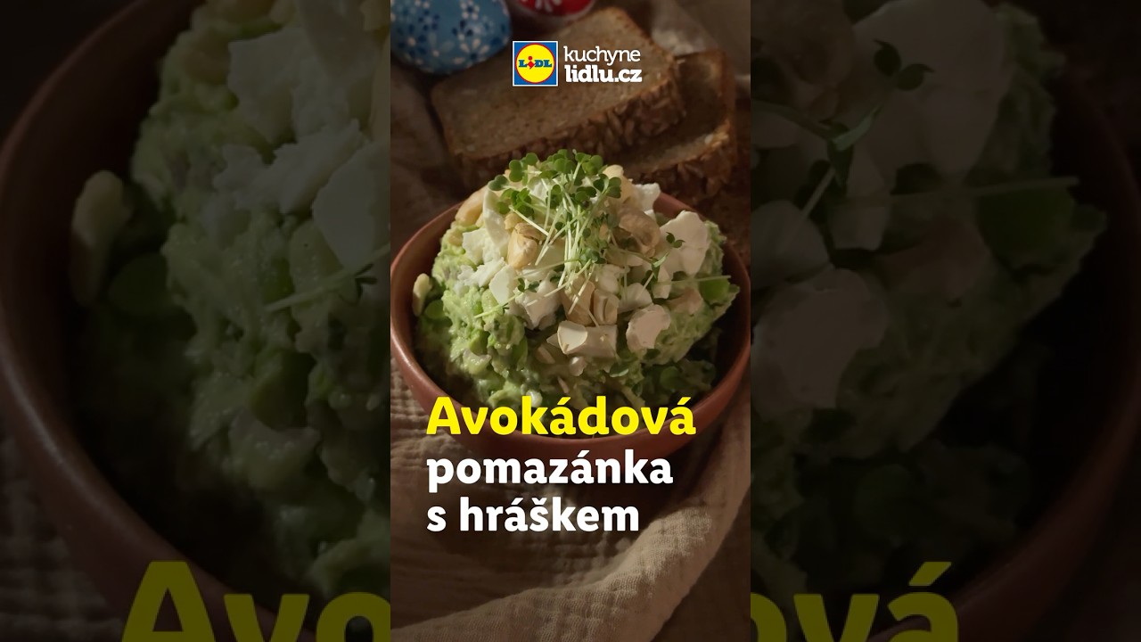 Avokádová pomazánka s hráškem - Kuchyně Lidlu #Food #Recepty