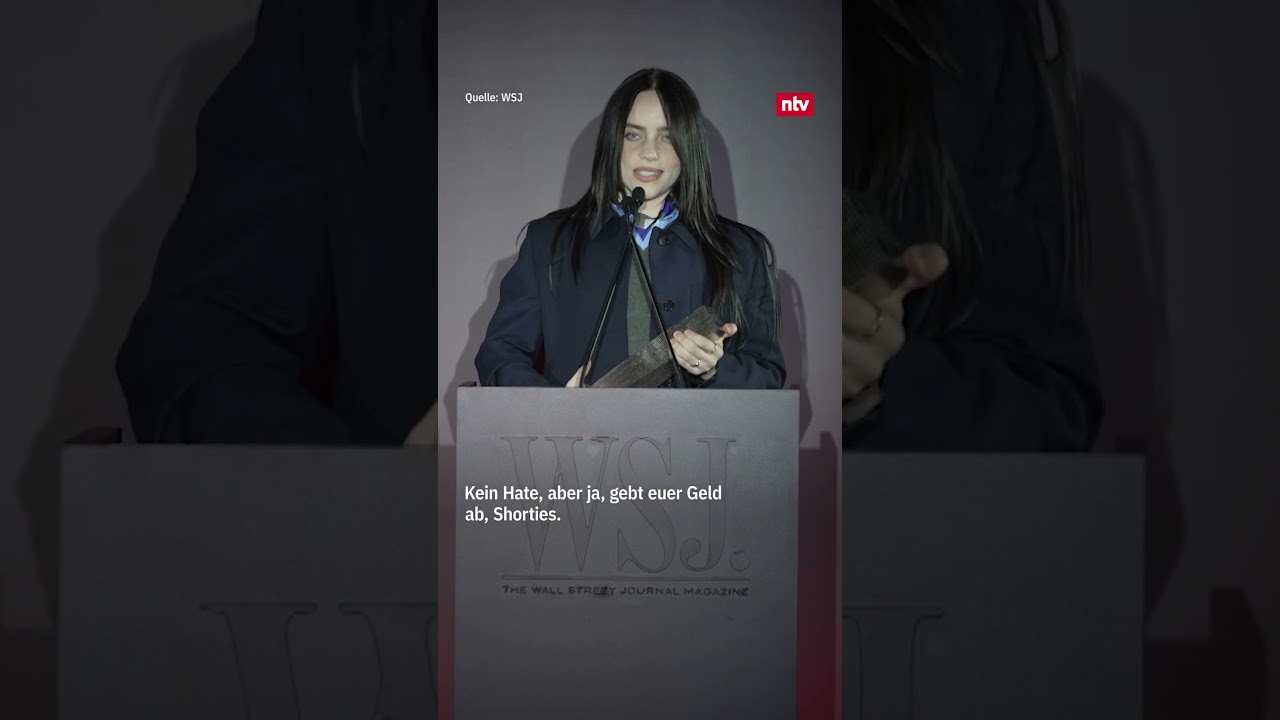 Billie Eilish an Superreiche: "Gebt euer Geld ab" | ntvwirtschaft