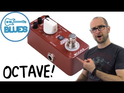 MOOER Pure Octave Pedal Demo