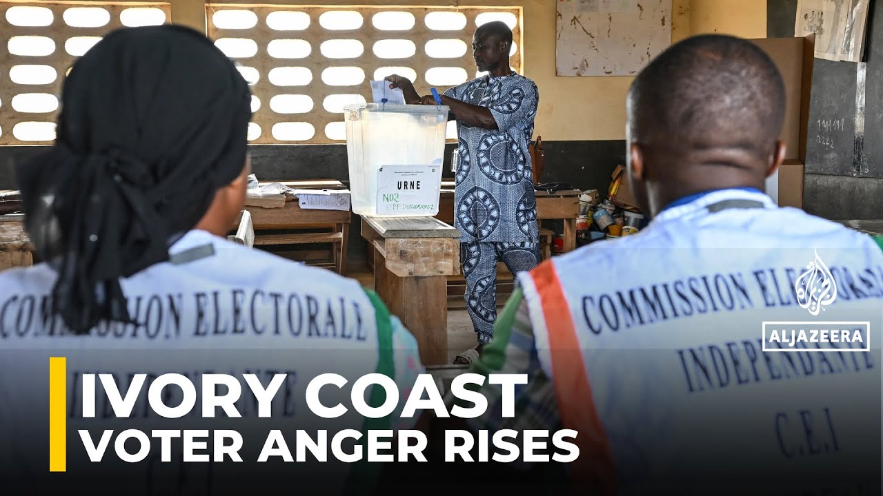 Ivory Coast votes amid anger over exclusion and extended presidency