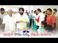 Watch: Pawan Kalyan Distributing Food to Devotees