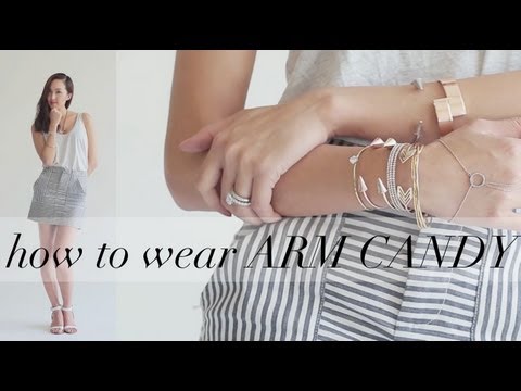 How To Wear Arm Candy / Stack On Your Bracelets, accessories, summer, casual, gold, silver