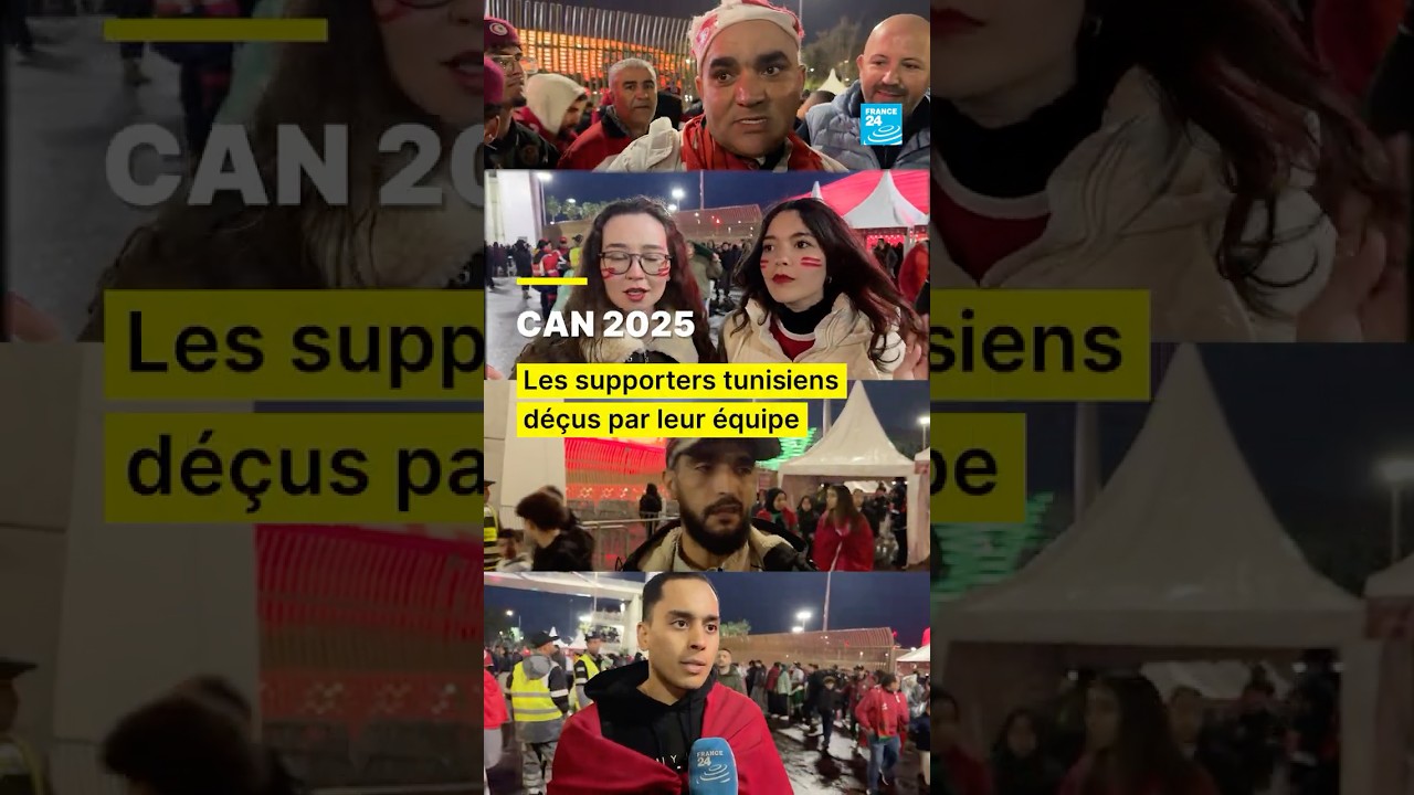 CAN 2025 : les supporters tunisiens déçus par la prestation de leur équipe • FRANCE 24