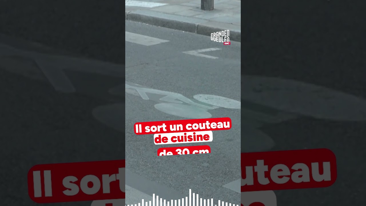 "Il m'a insulté et il a sorti un couteau de cuisine de 30 cm !"