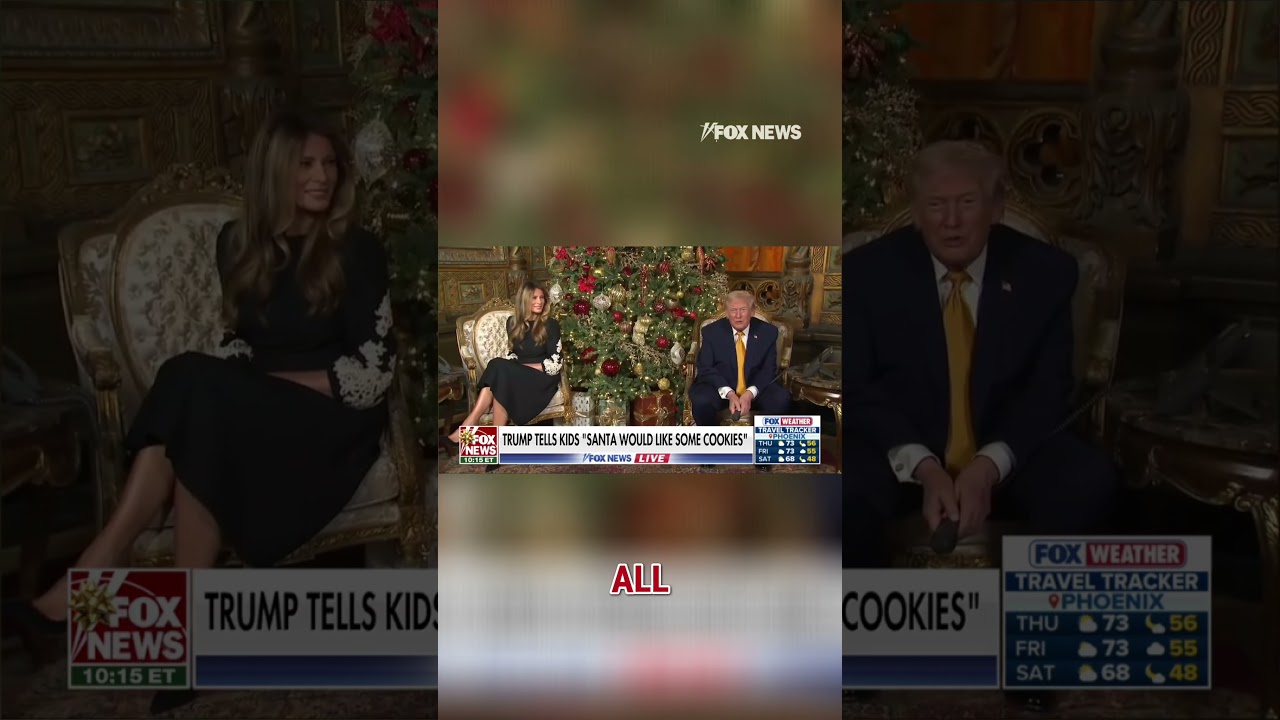 President Trump: Santa would like some cookies