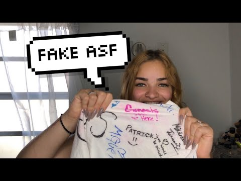 EXPOSING THE PEOPLE THAT SIGNED MY SHIRT