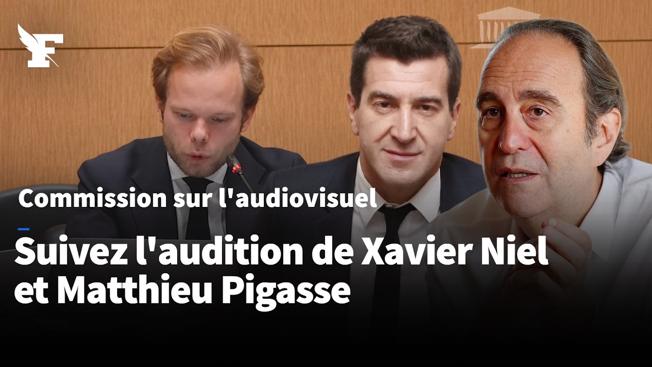 Audiovisuel public : suivez l'audition de Xavier Niel et Matthieu Pigasse