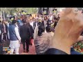 Protest Led by Rahul Gandhi, Sonia Gandhi, and Mallikarjun Kharge at Parliaments Gandhi Statue  - 01:43 min - News - Video