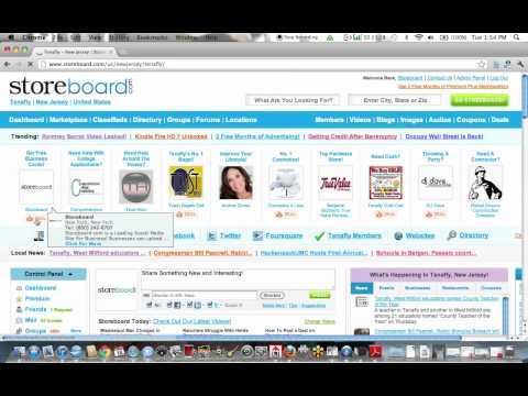 Video Tutorial - How To Edit Your Ad and Get Free Business Cards on Storeboard!