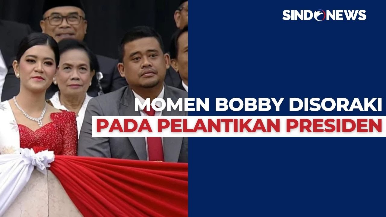 Tangggapan Santai Bobby Nasution Saat Disoraki pada Pelantikan Prabowo-Gibran