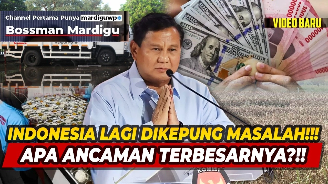 MASALAH BERTUBI-TUBI SEDANG DIHADAPI INDONESIA !!! ANCAMAN TERBESAR MASYARAKAT ?!! - Mardigu Wowiek
