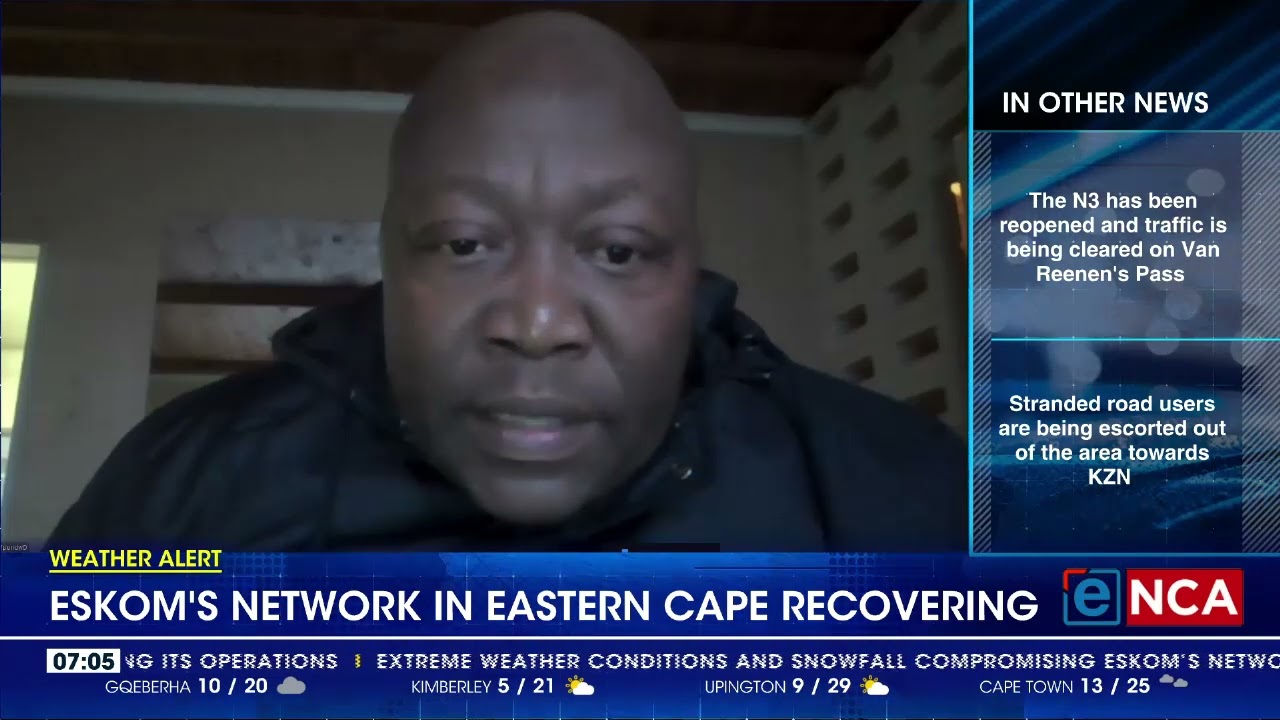 Eskom's network in Eastern Cape recovering