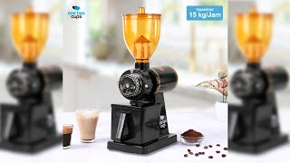 Pratinjau video produk One Two Cups Alat Penggiling Kopi Elektrik Coffee Grinder Adjustable - 600N