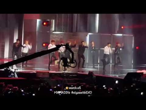 161202 MAMA2016 EXO - Kai x Sehun + Monster + Baekhyun ending solo
