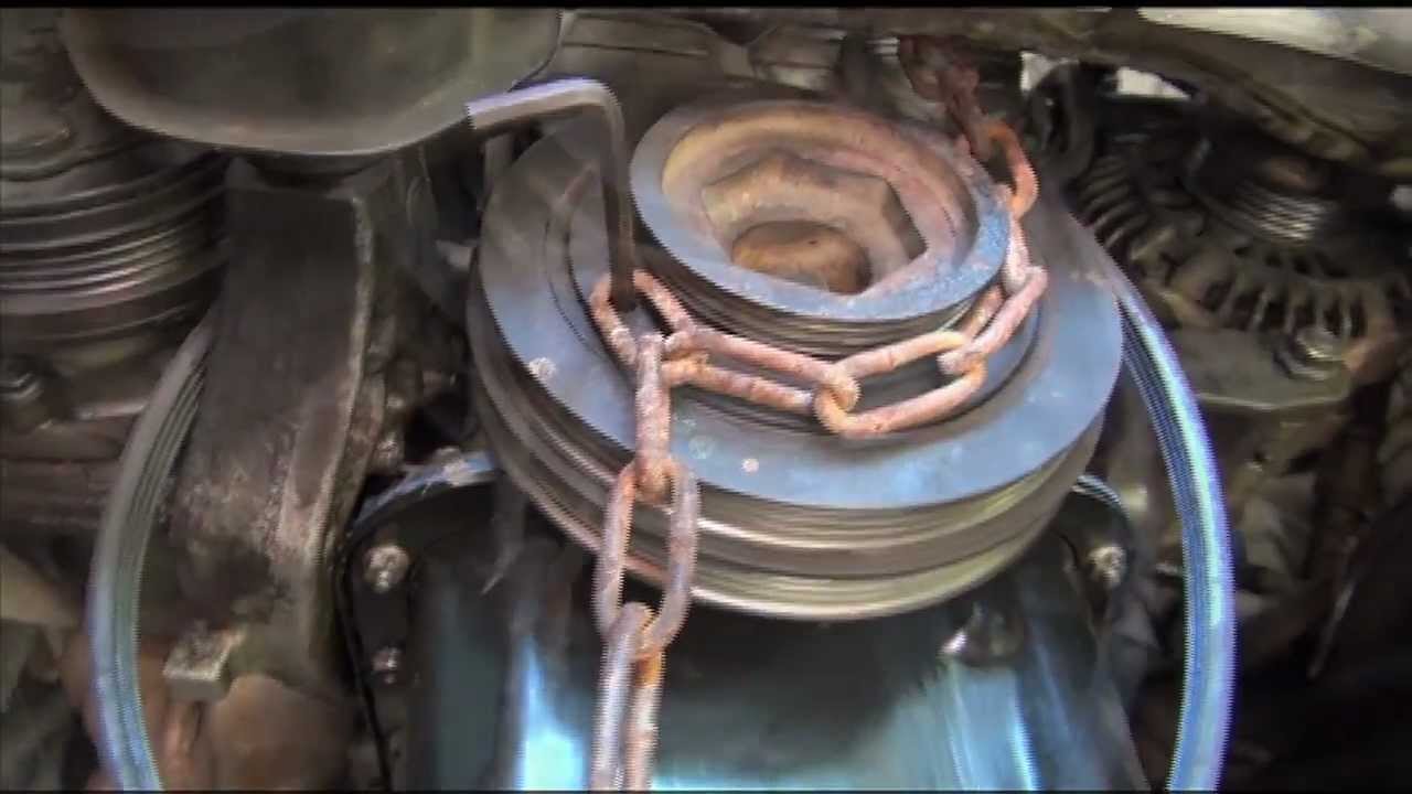 1992 Honda accord crankshaft pulley removal #2