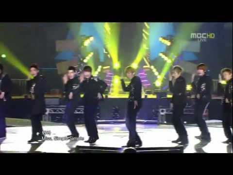 111231 MBC歌謠大戰 Super Junior Mr.Simple+Bonamana