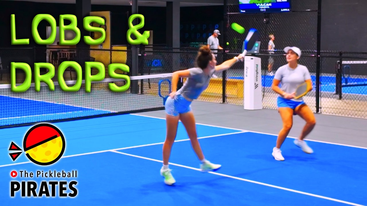 Lobs & Volley Drops in Women's vs Men's Doubles Pickleball in Orlando, FL