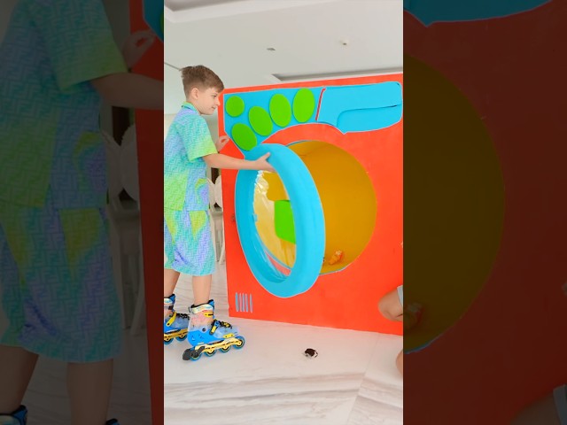 Toy to Real Ice Cream! 🍦🧺 Magic Washer!
