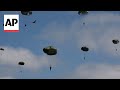 UK paratroopers jump into D-Day drop zone to recreate airborne liberation of Normandy 80 years ago