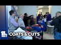 Ravens Arthur Maulet hosts Coats and Cuts event