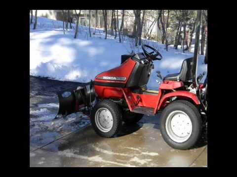 Honda tractor snow #4