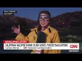 ‘It is hard to stand’: CNN correspondent fights strong winds while reporting on wildfire  - 05:17 min - News - Video