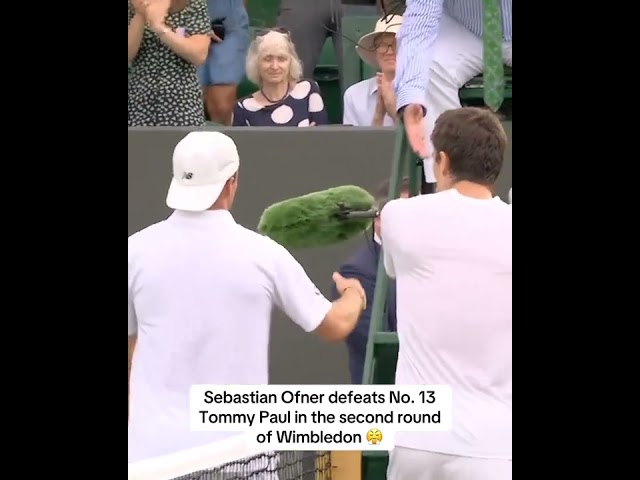 ANOTHER UPSET AT WIMBLEDON‼️