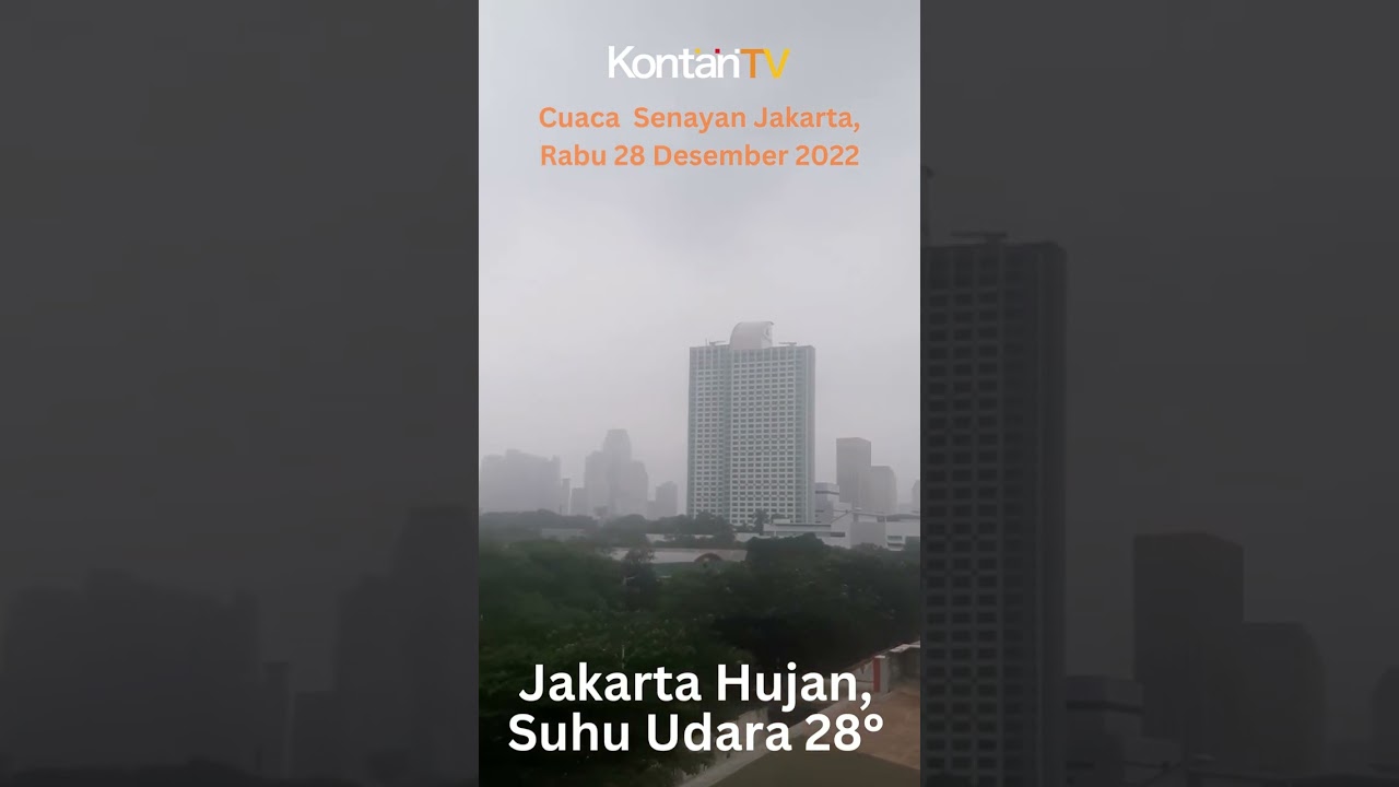 Cuaca Jakarta Rabu 28 Desember 2022