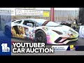 YouTubers car collection auctioned off after arrest