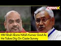 HM Shah Slams Nitish Kumar Govt | Takes Dig On Caste Survey | NewsX