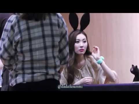 20160722 영등포 팬싸인회 이슬라이브에 대한 선미 반응