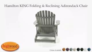 Hamilton Folding Adirondack Chair