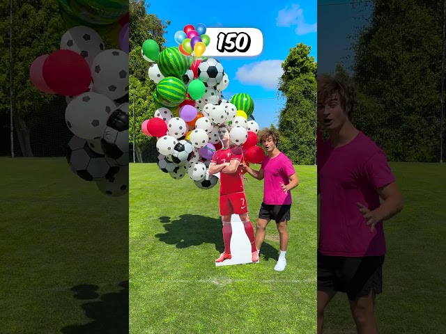 How Many Balloons To Make Ronaldo Fly?