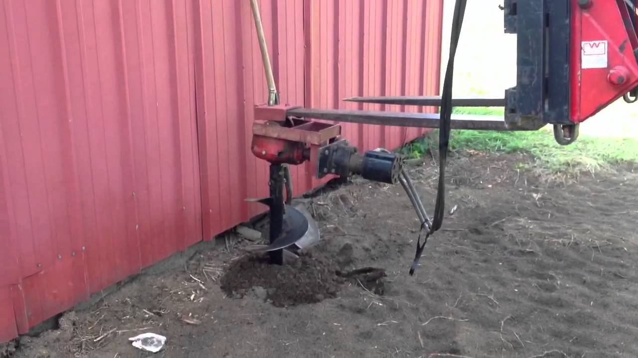 home-made-post-hole-digger-youtube