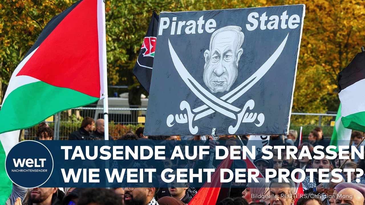 PRO-PALÄSTINA-DEMO IN BERLIN: 14.000 Menschen protestieren – Polizei greift durch, 30 Festnahmen!