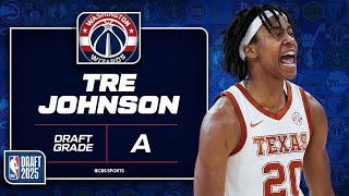 Tre Johnson selected No. 6 overall by Wizards | 2025 NBA Draft Grades & Instant Reaction