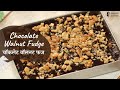 Chocolate Walnut Fudge | चॉकलेट वॉलनट फज | Chef Anupa | Khane Deewane | Sanjeev Kapoor Khazana