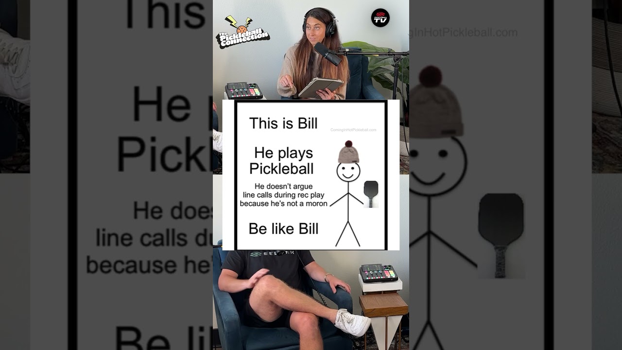 Should everyone be more like Bill? 💭 #pickleball #pickleballislife