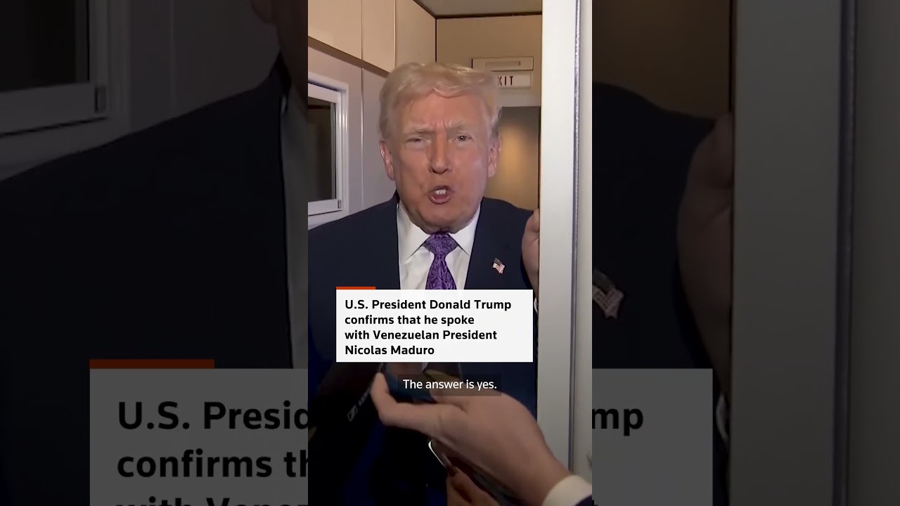 Trump confirms conversation with Venezuela's Maduro