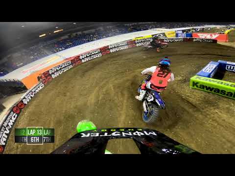 GoPro: Adam Cianciarulo - 2021 Monster Energy Supercross - Indianapolis 3 - 450 Main Highlights