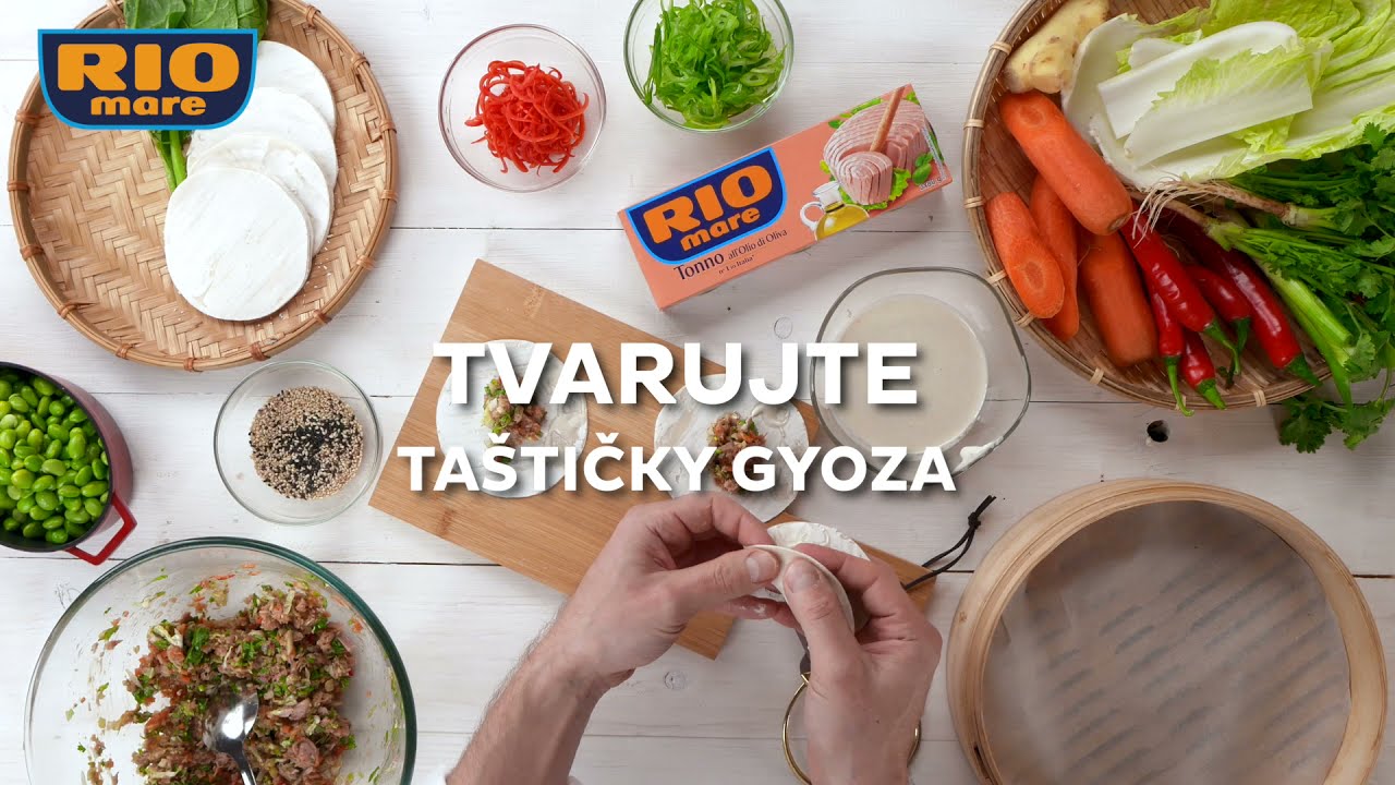 Video recept z Asie: Tuňáková gyoza