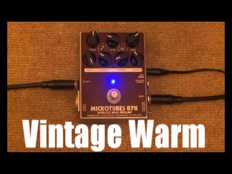 Microtubes B7K Bass Preamp/DI demo by Will Davies