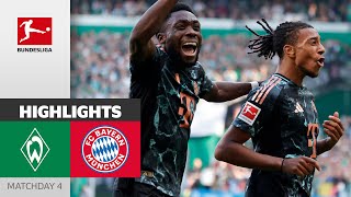 Olise ON FIRE! | SV Werder Bremen — FC Bayern München 0-5 | Highlights | Matchday 4 – Bundesliga