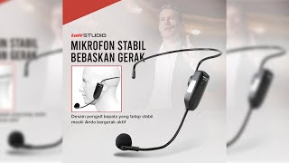 Pratinjau video produk TaffSTUDIO Wireless Microphone 2.4GHz Headset with Transmitter - HX-W021