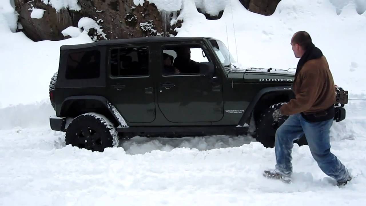 Jeep stuck in snow #2