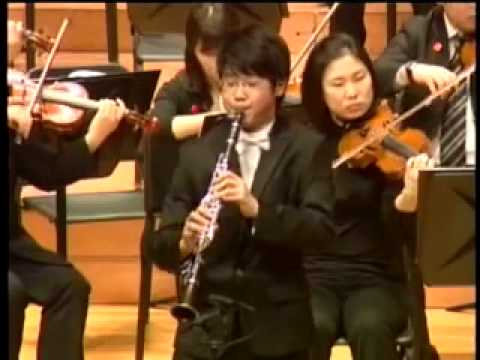 Clarinetista, Han Kim - Concerto K.622 1º movimento - Parte II