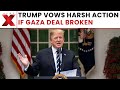 US President Issues Stern Warning to Hamas