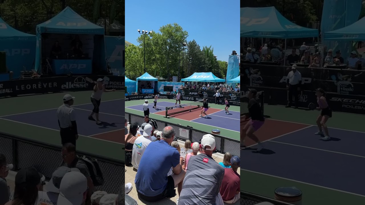 The creativity of this point is just too good😮‍💨 #pickleball #shorts