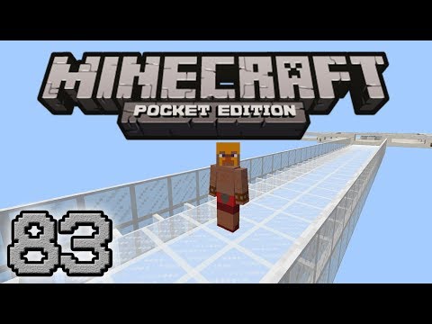 MINECRAFT PE: IL NUOVO LUNGHISSIMO PONTE DI VETRO #83