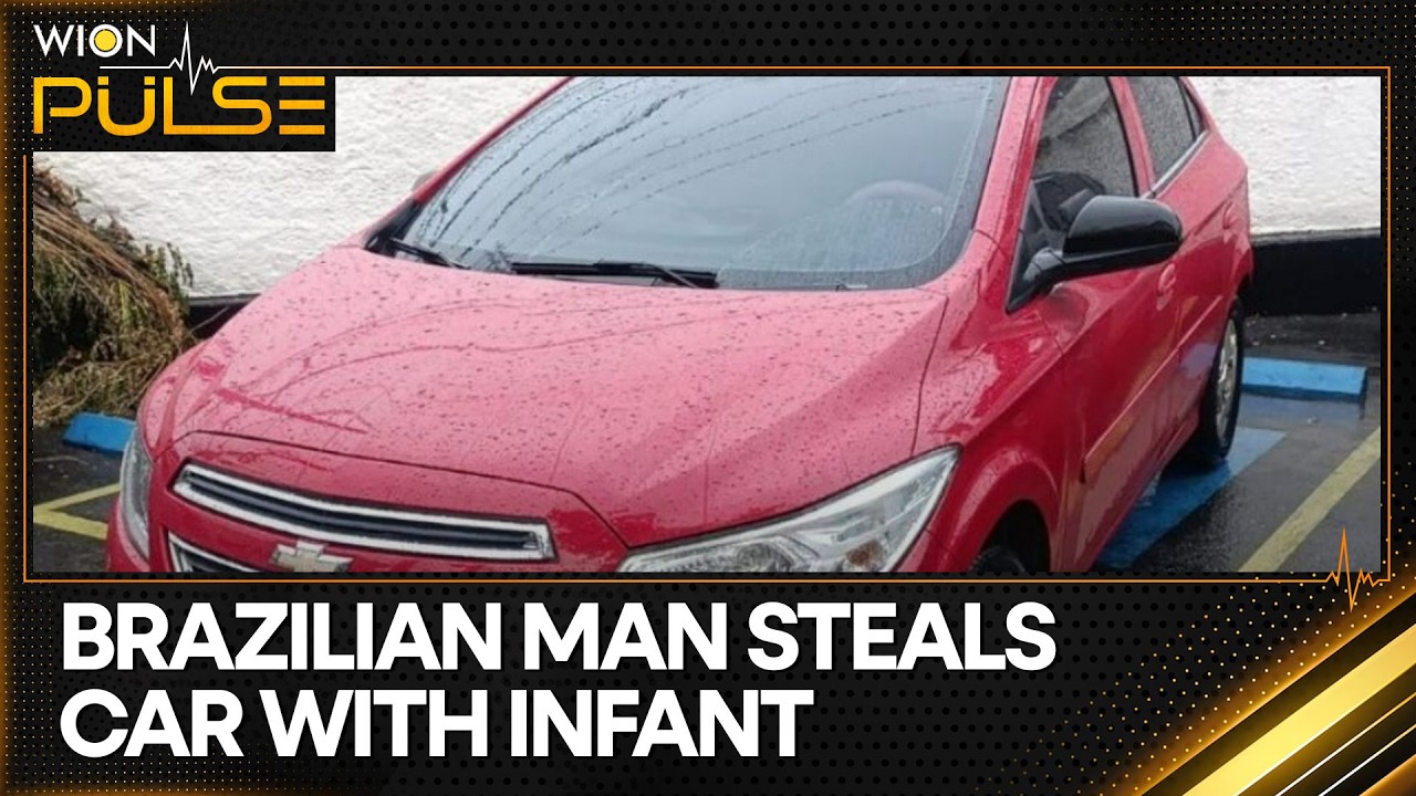 Brazilian Man Steals Car With Two-Months Old Baby Inside | WION PULSE